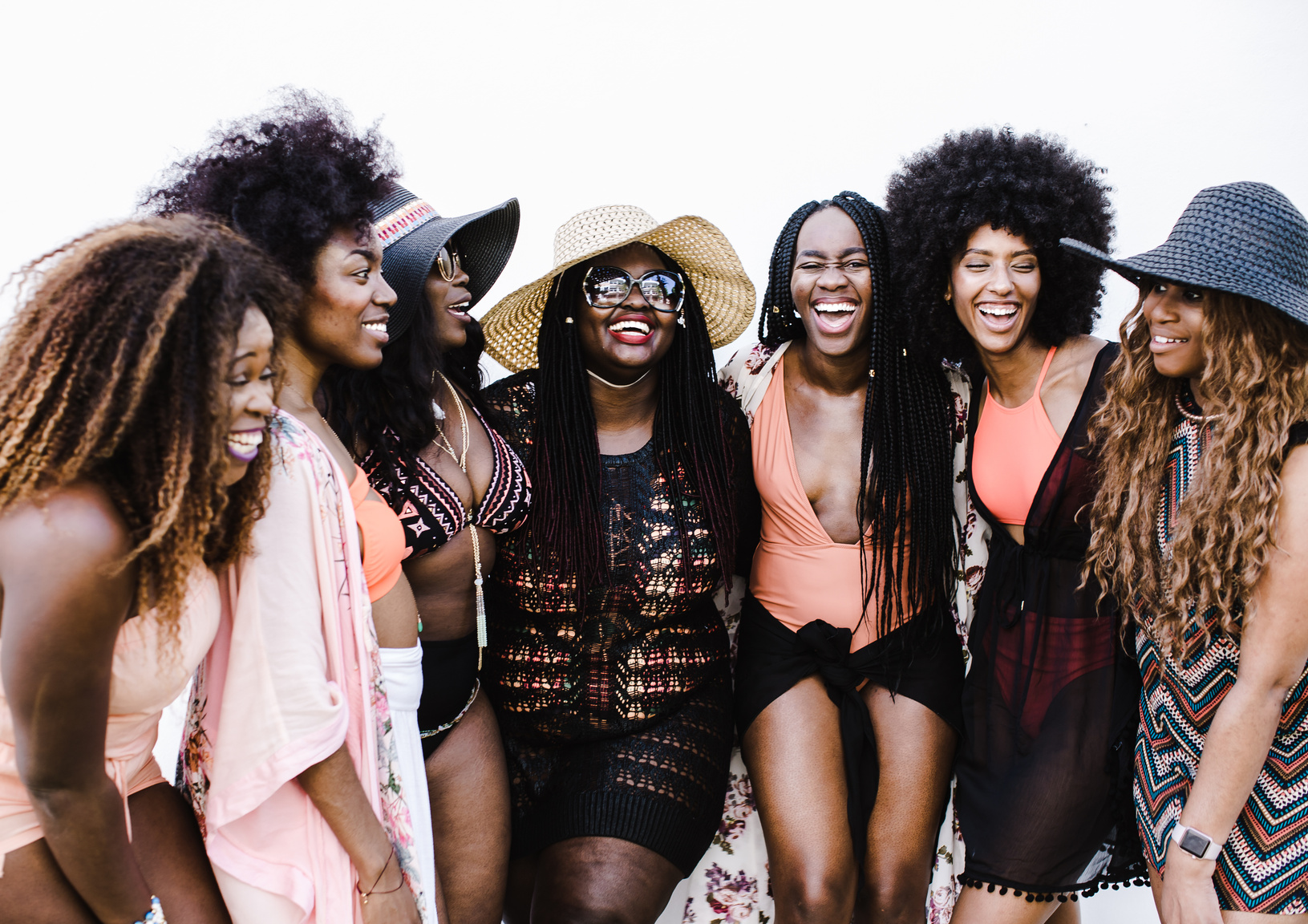 A Group of Women in Swimwear 